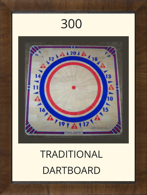 300-Traditional Dartboard