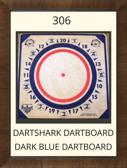 306-DartShark-DarkBlue Dartboard